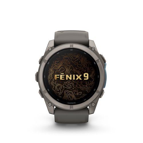 Garmin fēnix 9 AMOLED GPS Smartwatch 51mm Fiber-reinforced polymer - Pebble Gray Silicone Band - (2026) WHERE TO BUY