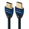 AudioQuest - Ocean 48 2.75' 4K-8K-10K 48Gbps In-Wall Rated HDMI Cable - Black with Blue Stripes-Front_Standard