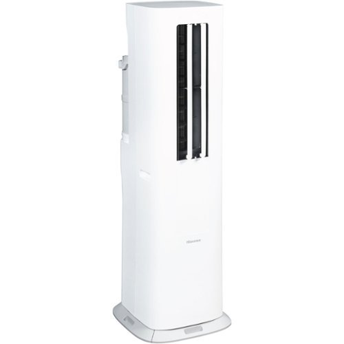 Hisense - 350 Sq. Ft. 8,000 BTU Portable Air Conditioner Inverter with Heat - White