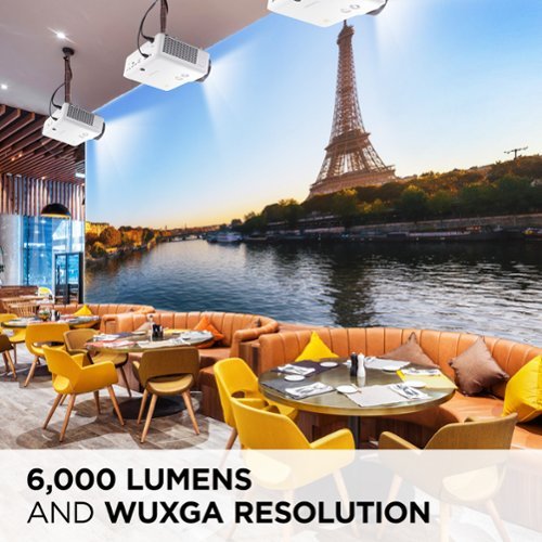 ViewSonic LS921WU 1920 x 1200 Laser Projector - White WORLDWIDE DELIVERY