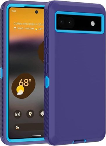 Entronix - Heavy Duty Case for Google Pixel 6 - Triple-Layer Protection and Durability - Navy-Front_Standard 