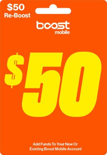 Boost Mobile - Re-Boost $50 Prepaid Phone Card [Digital]