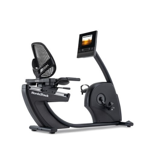 NordicTrack - 10 Recumbent Bike - Black-Front_Standard 