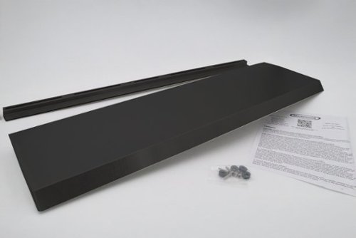 Microvisor - Removable Extension Hood - Black Stainless Steel-Front_Standard 