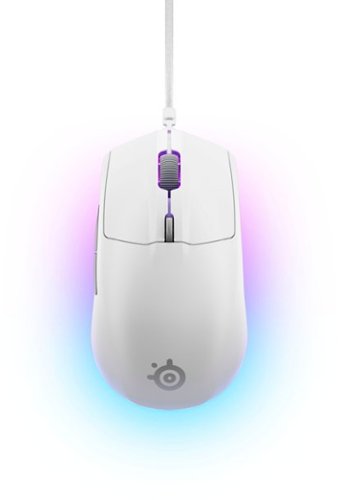 SteelSeries Rival 3 Gen 2 Wired Optical Gaming Mouse with 3-Zone RGB - Wired - White WHERE TO BUY