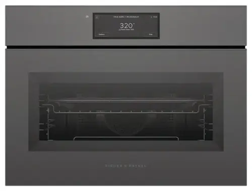 TRUE AERO MICROWAVE  
C 19:30 - 320  
Power level: 35%  
Options Stop  
FISHER & PAYKEL