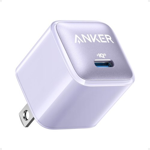 Anker - USB C Charger Block 20W (Nano Pro) - Purple-Front_Standard 