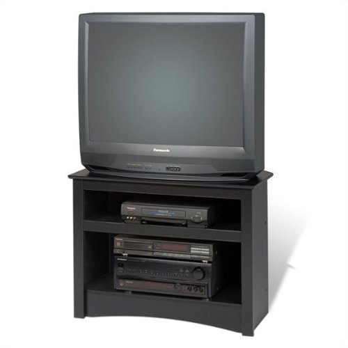  Prepac - Corner TV Stand for Flat-Panel or CRT TVs Up to 32&quot; - Black