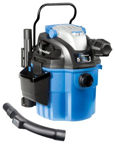  VacMaster - 5-Gallon Wall-Mountable Wet/Dry Vacuum - Blue