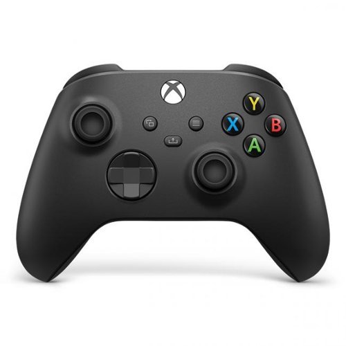 Microsoft - Xbox Wireless Controller Wireless & Bluetooth Connectivity - New Hybrid D-pad - New Share Button - Featur - Carbon Black-Front_Standard 