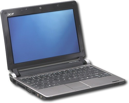  Acer - Aspire One Netbook with Intel® Atom™ Processor - Diamond Black