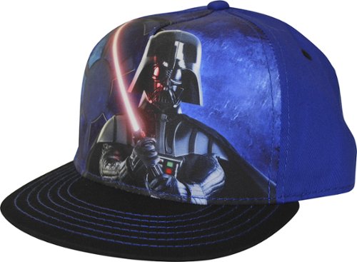  Concept One - Star Wars Vader Trooper Boys' Flat-Brim Hat - Black/Blue/White