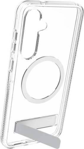 ZAGG Crystal Palace Snap MagSafe Compatible Case w/ Kickstand for Samsung S25 FE - Clear WORLDWIDE DELIVERY