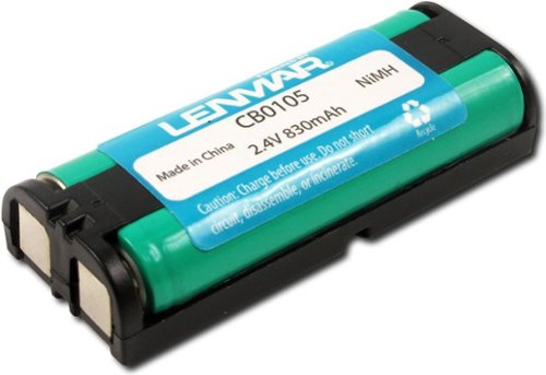 Lenmar - Nickel-metal hydride Battery for Select Panasonic Cordless Phones-Front_Standard 