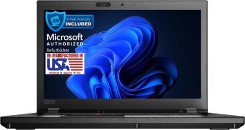 Lenovo - 15.6" Refurbished 1920 x 1080 FHD - Intel 8th Gen Core i7-8850H with 32GB RAM - NVIDIA Quadro P1000 - 1TB SSD - Black-Front_Standard 