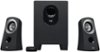Logitech - Z313 2.1-Channel Speaker System (3-Piece) for PC - Black/Silver-Front_Standard