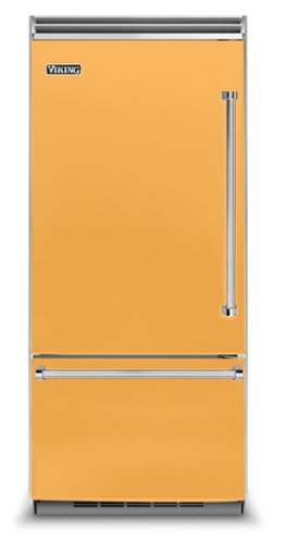 Viking - 5 Series Quiet Cool 20.4 Cu. Ft. Bottom-Freezer Built-In Refrigerator - Daffodil