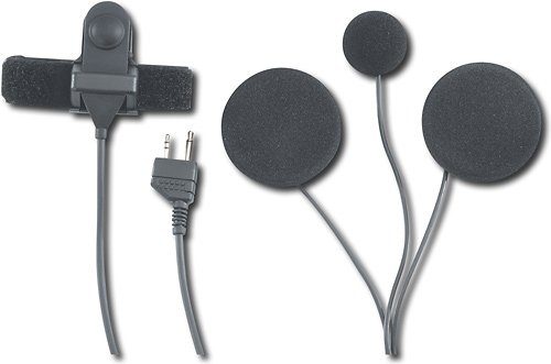 Midland - Headset Speaker and Microphone for Closed-Face Helmets - Grey-Front_Standard 