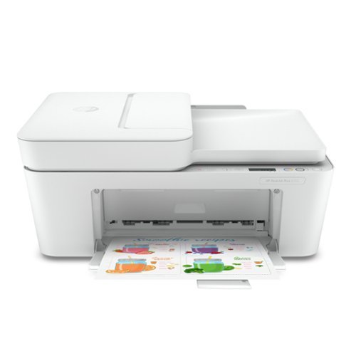  HP - DeskJet Plus 4152 Wireless All-In-One Instant Ink Ready Inkjet Printer - White