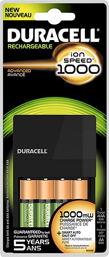  Duracell - NiMH AA/AAA Battery Charger - Brown