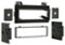 Metra - Installation Kit for Select Chevrolet, GMC, Oldsmobile and Isuzu Vehicles - Black-Front_Standard