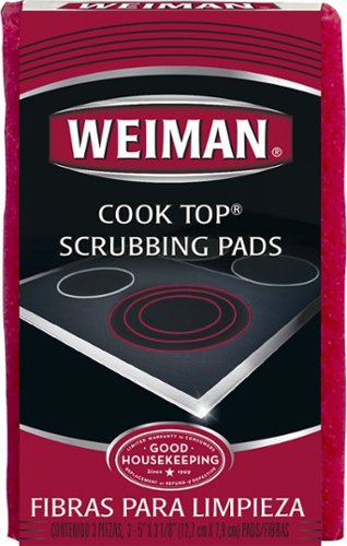  Weiman - Cook Top Scrubbing Pads (3-Pack) - Multi