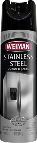  Weiman - 17-Oz. Stainless Steel Cleaner and Polish - Multi