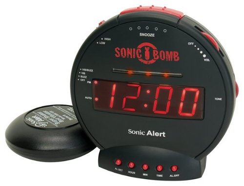  Sonic Alert - Sonic Boom Alarm Clock - Black