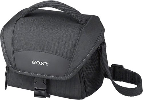 Sony - LCS U11 Soft Camera Case - Black