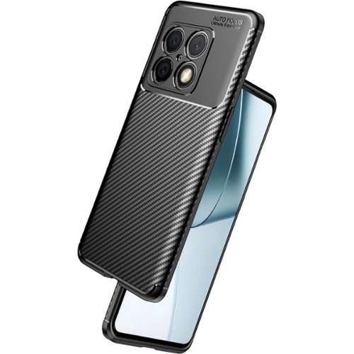 SaharaCase Anti-Slip Series Case for OnePlus 10 Pro - Black GLOBAL SHIPPING