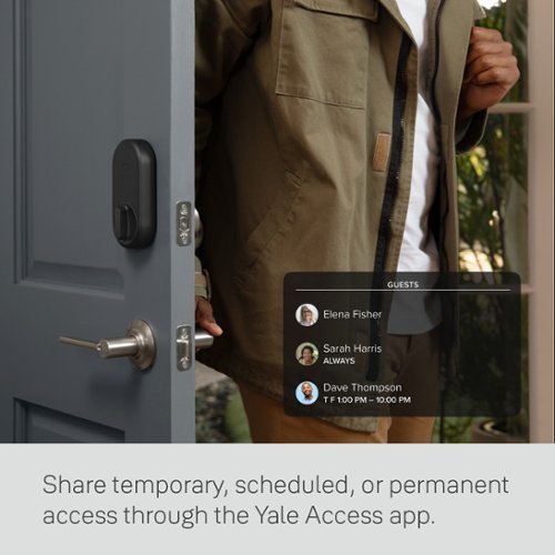 Yale Approach™ Retrofit Apartment Lock, Key-Free Smart Entry Door Lock with Wi-Fi - Black HOW TO BUY