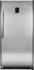 Frigidaire - Gallery 20.5 Cu. Ft. Frost-Free 2-in-1 Upright Freezer or Refrigerator - Stainless steel-Front_Standard