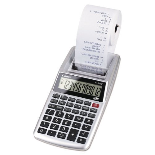 Canon - 2203C001 P1-DHV 12-Digit 2 Lines/Sec Palm Printing Calculator - Print - Purple-Front_Standard 