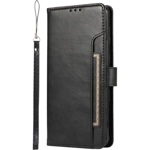 SaharaCase - Folio Wallet Case for Samsung Galaxy S22+ - Black-Left_Standard 