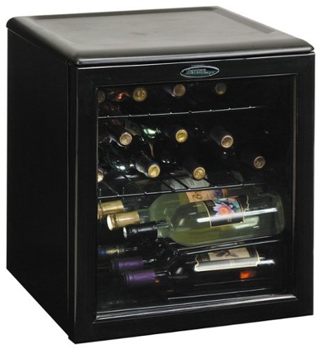Danby - Designer 17-Bottle Wine Cellar - Black-Front_Standard 