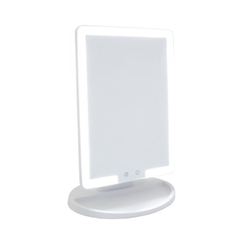 Glo-Tech - Lighted Edge LED Vanity Mirror - White-Angle_Standard