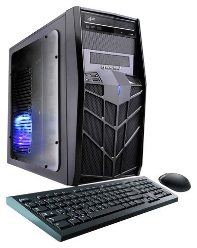  CybertronPC - Assault-A46 Desktop - AMD A4-Series - 4GB Memory - 500GB Hard Drive - Black