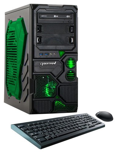  CybertronPC - Borg-709 Desktop - AMD FX-Series - 8GB Memory - 1TB Hard Drive - Black/Green