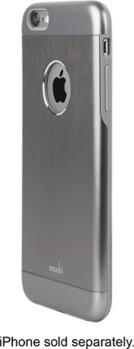  Moshi - iGlaze Armour Case for Apple® iPhone® 6 and 6s - Gunmetal Gray