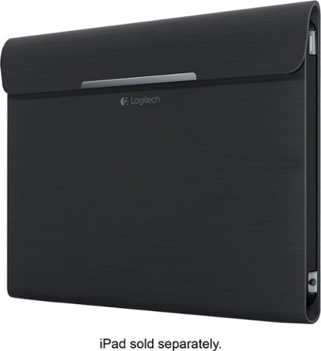  Logitech - Turnaround Versatile Rotating Case for Apple® iPad® Air 2 - Intense Black