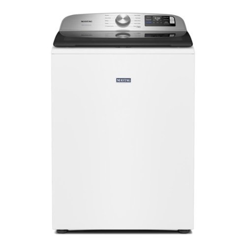 Maytag - 5.2 Cu. Ft. Smart Top Load Washer with Extra Power - White-Front_Standard 