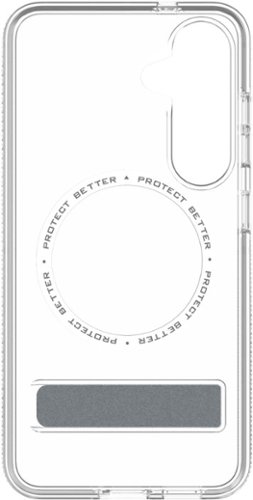 ZAGG Crystal Palace Snap MagSafe Compatible Case w/ Kickstand for Samsung S25 - Clear BUY IN SINGAPORE