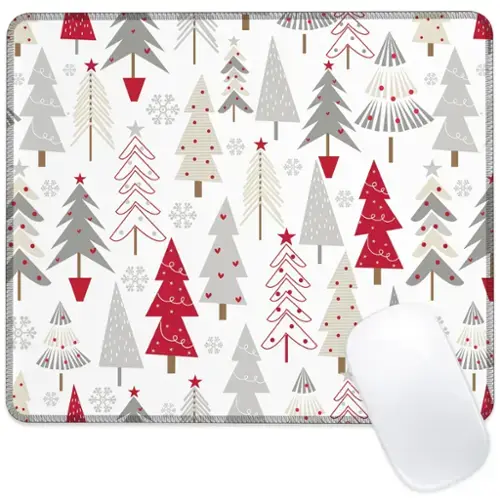 Red White Christmas Trees