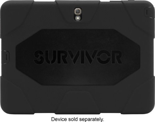  Griffin - Black Survivor All-Terrain Case with Stand for Galaxy Tab S 10.5 - Black