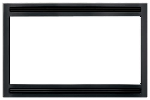 27" Trim Kit for Select Frigidaire Microwaves - Black-Front_Standard 