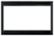 27" Trim Kit for Select Frigidaire Microwaves - Black-Front_Standard
