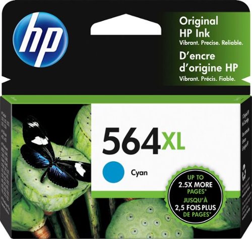  HP - 564XL High-Yield Ink Cartridge - Cyan