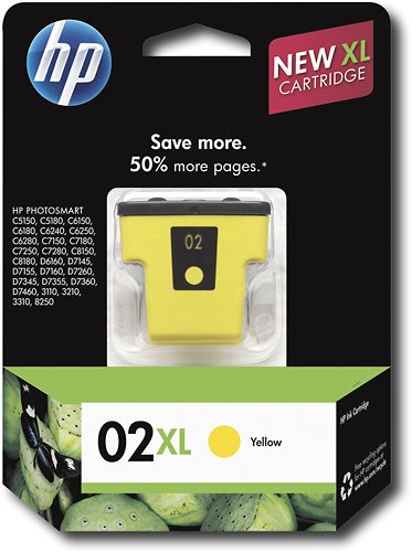  HP - 02XL Ink Cartridge - Yellow