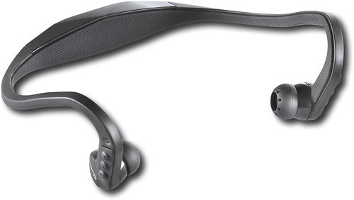  Rocketfish™ - Behind-the-Head Bluetooth Stereo Headphones - Black