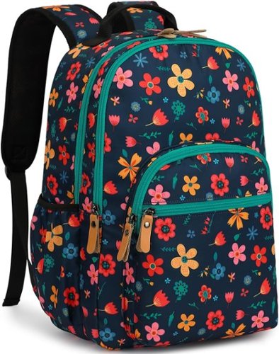 Live At Space Leaper Water resistant Floral Laptop Backpack Women